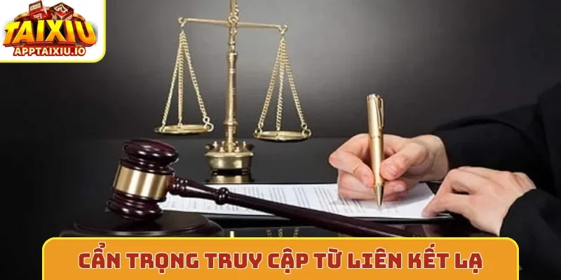 Cẩn trọng truy cập từ liên kết lạ