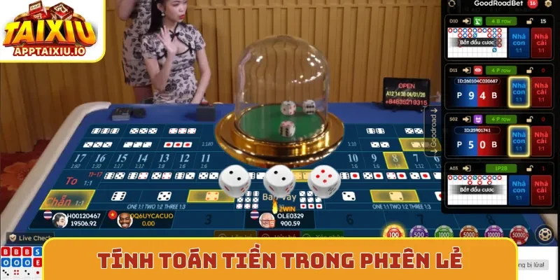 Tính toán tiền trong phiên lẻ